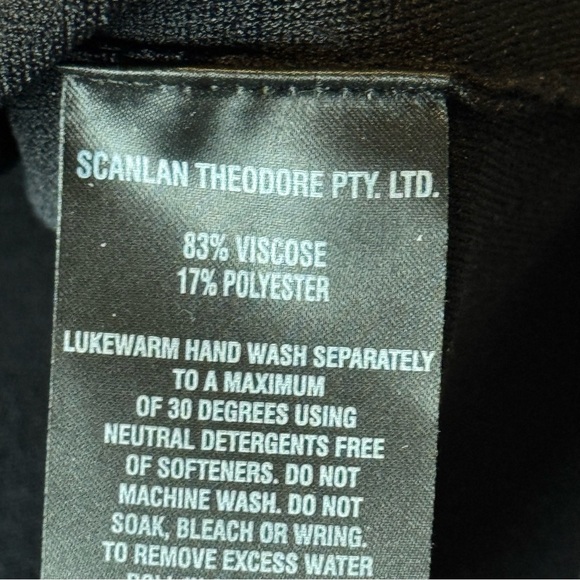 Scanlan Theodore Micro Crepe Boat Neck Sweater M - Picture 14 of 15